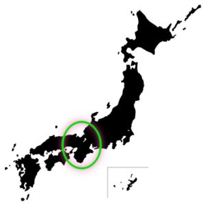 日本地図モノクロ